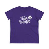 Think Paw'sitive  ||  Women's Heavy Cotton Tee