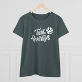 Think Paw'sitive  ||  Women's Heavy Cotton Tee