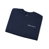 BAB Logo (Front)___Hamilton Paint Splash (Back)  ||  Unisex Heavy Blend™ Crewneck Sweatshirt