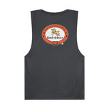 Rescued Is My Favorite Breed (Front)__BAB Oval (Back)  || Men's Ultra Cotton Sleeveless Tank
