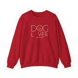 Dog Lover with Beige BAB Logo (Front)___BAB Oval Outline (Back)  ||  Unisex Heavy Blend™ Crewneck Sweatshirt