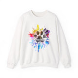 Paw Print Explosion || Unisex Heavy Blend™ Crewneck Sweatshirt