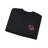 Heart Paw Print With BAB Logo || Unisex Heavy Blend™ Crewneck Sweatshirt