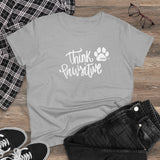 Think Paw'sitive  ||  Women's Heavy Cotton Tee