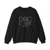 Dog Lover with White BAB Logo (Front)___BAB Oval Outline (Back)  | |  Unisex Heavy Blend™ Crewneck Sweatshirt