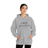 It Was Me. I Let The Dogs Out ||  Unisex Heavy Blend™ Pullover Hooded Sweatshirt