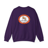 Love Paw Print (Front)___BAB Oval (Back)  ||  Unisex Heavy Blend™ Crewneck Sweatshirt