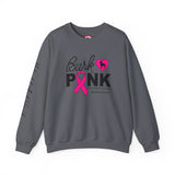 Bark Pink (Front)___BAB Oval (Back)   |   Unisex Heavy Blend™ Crewneck Sweatshirt