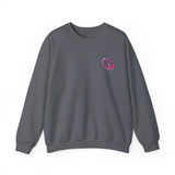 Heart Paw Print With BAB Logo || Unisex Heavy Blend™ Crewneck Sweatshirt