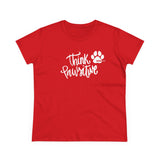 Think Paw'sitive  ||  Women's Heavy Cotton Tee