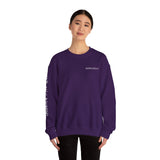 BAB Logo (Front)___Hamilton Paint Splash (Back)  ||  Unisex Heavy Blend™ Crewneck Sweatshirt