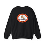 Love Paw Print (Front)___BAB Oval (Back)  ||  Unisex Heavy Blend™ Crewneck Sweatshirt