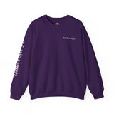 BAB Logo (Front)___Hamilton Paint Splash (Back)  ||  Unisex Heavy Blend™ Crewneck Sweatshirt