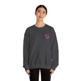 Heart Paw Print With BAB Logo || Unisex Heavy Blend™ Crewneck Sweatshirt