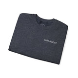 BAB Logo (Front)___Hamilton Paint Splash (Back)  ||  Unisex Heavy Blend™ Crewneck Sweatshirt
