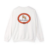 Bark Pink (Front)___BAB Oval (Back)  ||  Unisex Heavy Blend™ Crewneck Sweatshirt