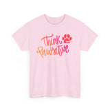 Think Paw'sitive  ||  Organic Women's Lover T-shirt