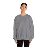 BAB Logo (Front)___Hamilton Paint Splash (Back)  ||  Unisex Heavy Blend™ Crewneck Sweatshirt