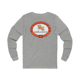 Bark-A-Bout Dog Jumping Logo || Unisex Jersey Long Sleeve Tee