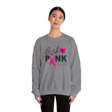 Bark Pink (Front)___BAB Oval (Back)   |   Unisex Heavy Blend™ Crewneck Sweatshirt