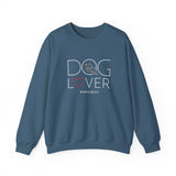 Dog Lover with White BAB Logo (Front)___BAB Oval Outline (Back)  | |  Unisex Heavy Blend™ Crewneck Sweatshirt