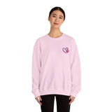 Heart Paw Print With BAB Logo || Unisex Heavy Blend™ Crewneck Sweatshirt