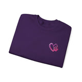 Heart Paw Print With BAB Logo || Unisex Heavy Blend™ Crewneck Sweatshirt