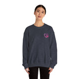 Heart Paw Print With BAB Logo || Unisex Heavy Blend™ Crewneck Sweatshirt