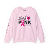 Bark Pink (Front)___BAB Oval (Back)   |   Unisex Heavy Blend™ Crewneck Sweatshirt
