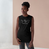 Eat. Play. Love. (Front)__BAB Oval (Back)  || Men's Ultra Cotton Sleeveless Tank