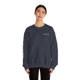 BAB Logo (Front)___Hamilton Paint Splash (Back)  ||  Unisex Heavy Blend™ Crewneck Sweatshirt