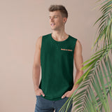BAB Logo (Front)__Live, Love, Bark (Back)  || Men's Ultra Cotton Sleeveless Tank