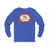 Bark-A-Bout Dog Jumping Logo || Unisex Jersey Long Sleeve Tee