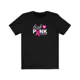 Bark Pink__White Font || Bella + Canvas 3001