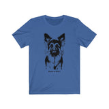 German Shepherd__Cool Toned T-Shirts || Bella + Canvas 3001 Unisex Jersey Short Sleeve Tee