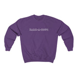 Bark-A-Bout Logo Outline (Front)___BAB Oval Outline (Back)  ||  Unisex Heavy Blend™ Crewneck Sweatshirt