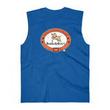 Bark-A-Bout Word (Front)__Oval Logo (Back)  || Men's Ultra Cotton Sleeveless Tank