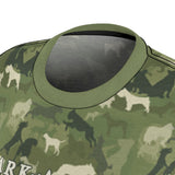 Camo Dog Print  ||  Women's Cut & Sew