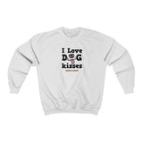I Love Dog Kisses || Unisex Heavy Blend™ Crewneck Sweatshirt