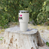 Bark Pink, Pit Bull and Breast Cancer Awareness || Ringneck Tumbler