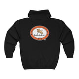 Bark-A-Bout Logo (Front) and Oval Logo (Back)  ||  Unisex Heavy Blend™ Full Zip-Up Hoodie