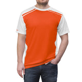 Orange Sport Shirt  ||  Unisex AOP Cut & Sew Tee