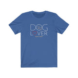 Dog Lover: Beige Dog || Bella + Canvas 3001 Unisex Jersey Short Sleeve Tee