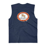 Woof (Front)__BAB Oval (Back)  || Men's Ultra Cotton Sleeveless Tank