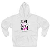 Live, Love, Woof  ||  Unisex Pullover Hoodie