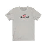 XOXO__Black Font || Bella + Canvas 3001 Unisex Jersey Short Sleeve Tee