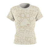 Paw Logo || Women's AOP Cut & Sew Tee
