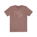 Dog Lover: Beige Dog || Bella + Canvas 3001 Unisex Jersey Short Sleeve Tee