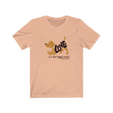 Love Is A Four-Legged Word  ||  Bella + Canvas 3001 Unisex Jersey Short Sleeve Tee
