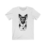 German Shepherd__Cool Toned T-Shirts || Bella + Canvas 3001 Unisex Jersey Short Sleeve Tee